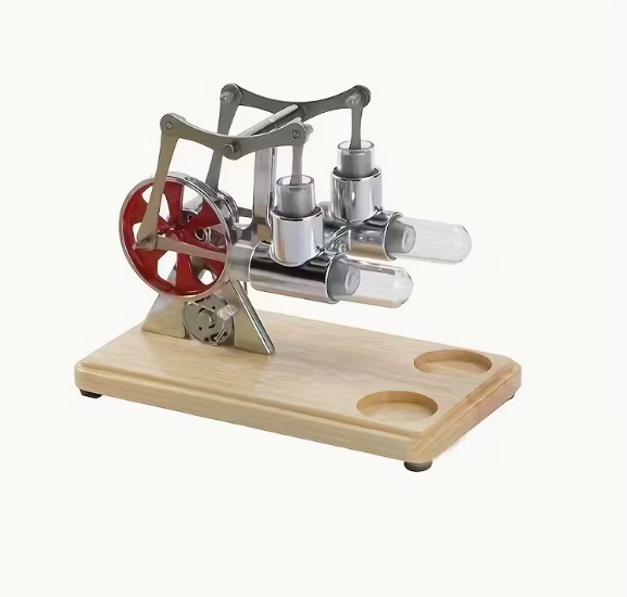 Double-cylinder Stirling Engine Model