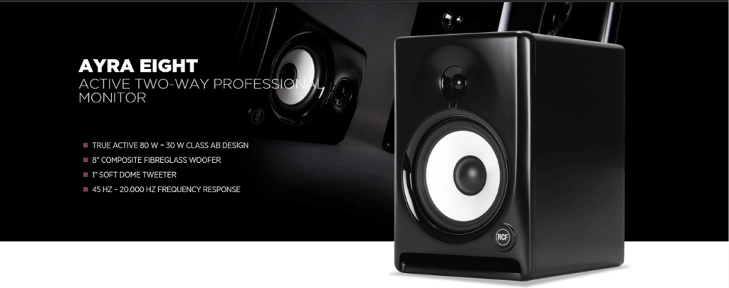 RCF Ayra 8 - Active Near Field Monitors