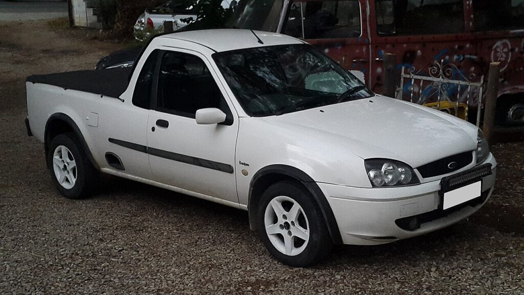 Ford South Africa - A Ford Fiesta Mk.V-derived Ford Bantam, first facelift.