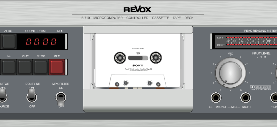 Prosumer Cassette Decks - Revox B710