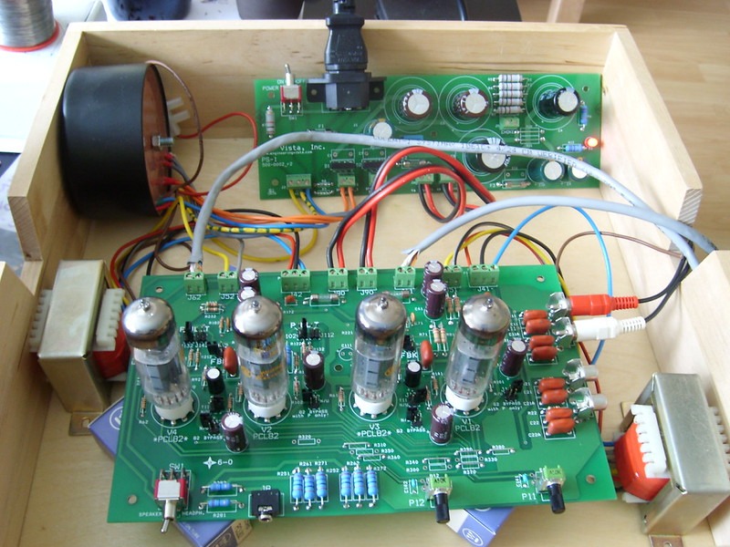 Thermionic Valves - DIY Tube amplifier - test setup