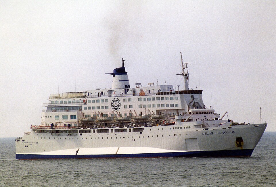 MS al-Salam Boccaccio 98 sank on 3 February 2006 in the Red Sea en route from Duba, Saudi Arabia, to Safaga in southern Egypt.