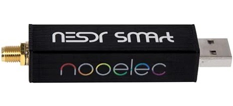 Nooelec RTL-SDR v5 SDR - NESDR Smart HF/VHF/UHF (100kHz-1.75GHz) Software Defined Radio. Premium RTLSDR w/ 0.5PPM TCXO, SMA Input & Aluminum Enclosure. RTL2832U & R820T2 (R860)-Based Radio